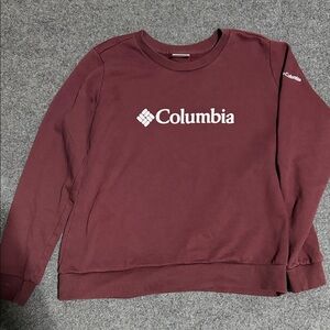 Columbia Burgundy Crewneck Sweatshirt